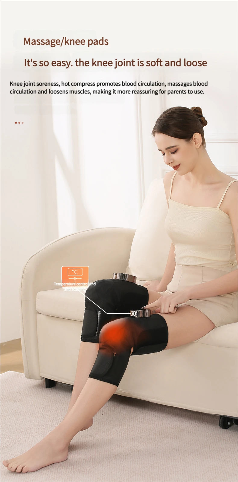 HeatAir 2-in-1 Knee & Leg Massager
