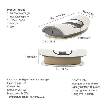 LumbarTrax Inflatable Traction Massager